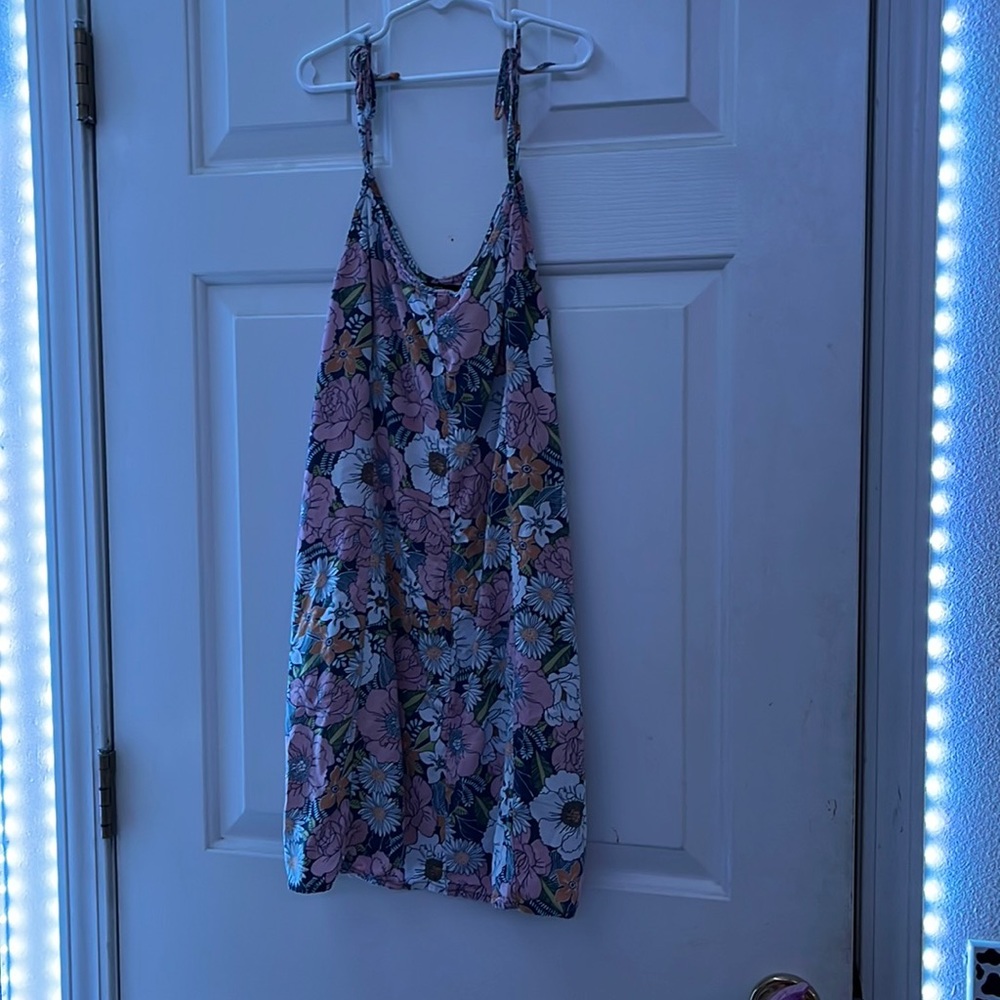 Multi color mini dress or long shirt